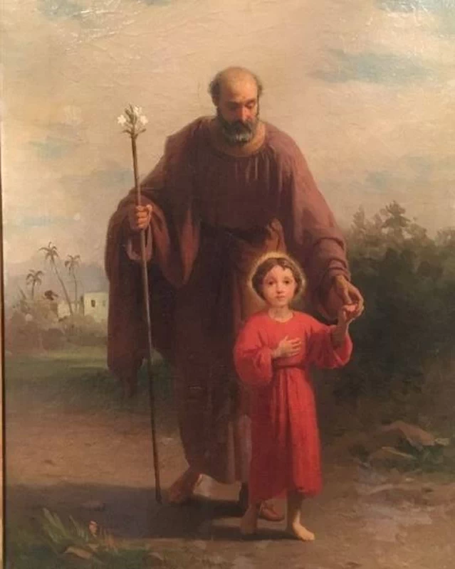 San Giuseppe con Gesù